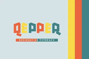 Qepper - Decorative Font