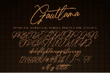 Gautama font