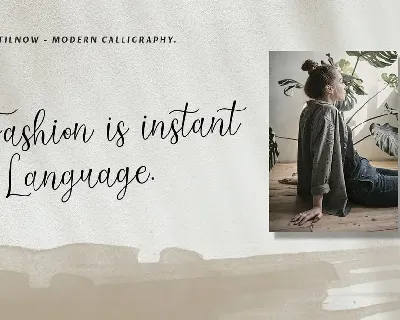 Untilnow Script Modern Calligraphy font