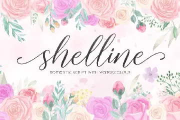 Shelline - Romantic Script font