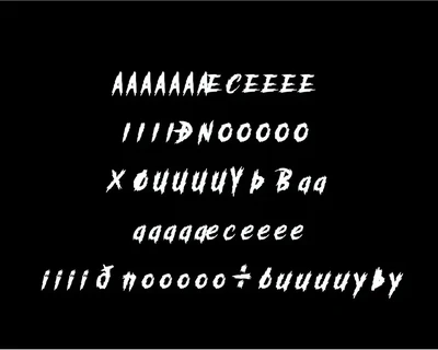 Darkmodel Horror Gothic Typeface font
