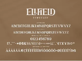 Ellfield - Stylish Ligature Font