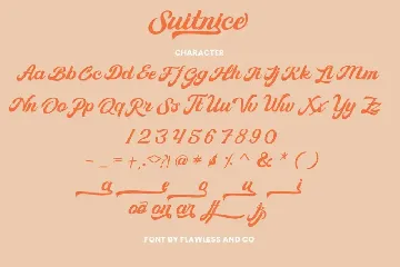 Suitnice font