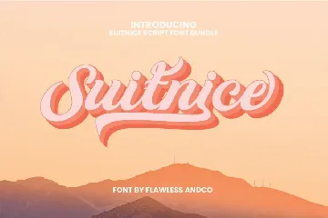 Suitnice font