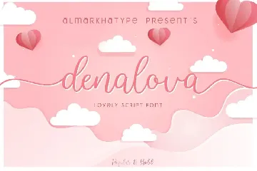 Denalova - Lovely Script font