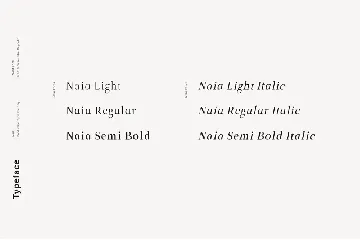 Naia - Sophisticated Serif Typeface font