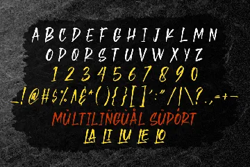 Slamed font