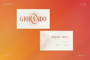 Glorando Stylish Serif Font