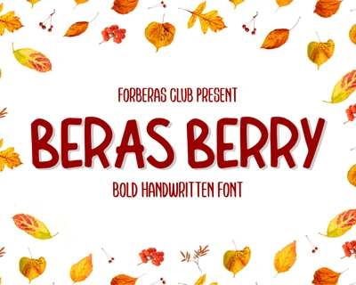 Beras Berry font