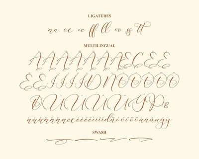 Dantony Holanda Luxury Script Font