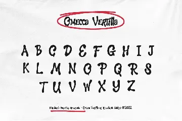 Omecca Vertilla font