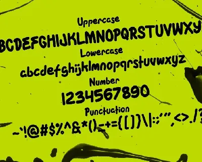 Gummy Mucus Funny Display Font