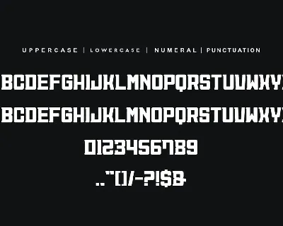 Black Gonster font