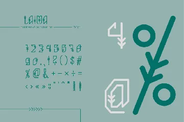 Laima Uppercase Ethnic Font