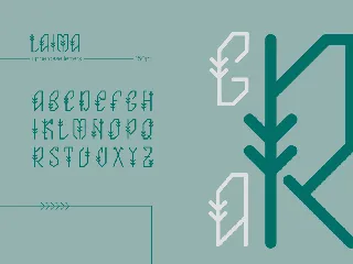 Laima Uppercase Ethnic Font