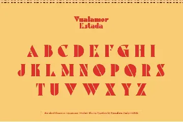 Vualamor Estada font