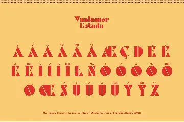 Vualamor Estada font