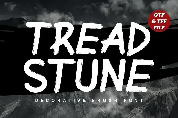 Treadstune - Decorative Font