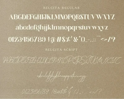 Belgita - Elegant Font Duo
