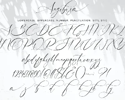 Angibusa font