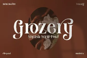 Grozery Stylish Serif Font