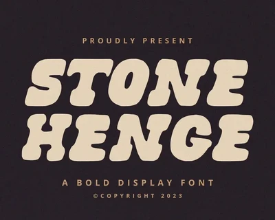 Stonehenge font