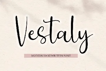 Vestaly font