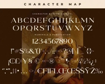 Baroon Casooal Display Serif Font