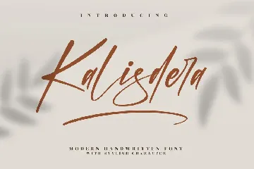 Kalisdera Modern Handwritten Font