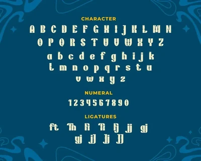 Bhikum | Groovy Retro Font