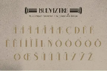 Bvenaztre font