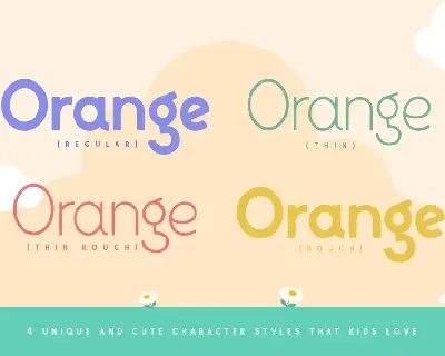 Gingo Kids - Unique Funny Kids Font