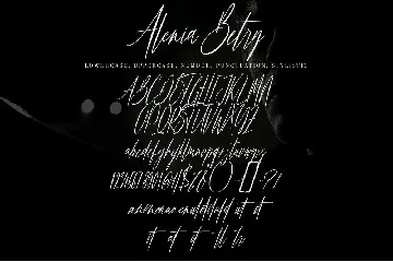 Alenia Betry font