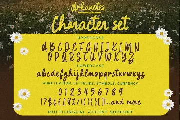 Arkanotes - Fun Script Font
