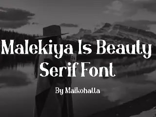 Malekiya Font