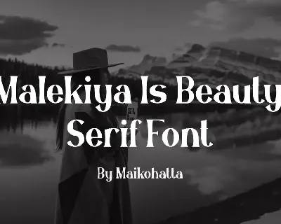 Malekiya Font