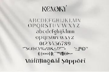 Kenoky Typeface font