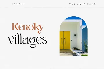 Kenoky Typeface font