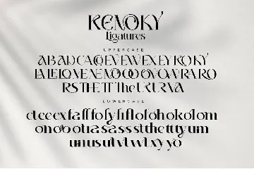 Kenoky Typeface font