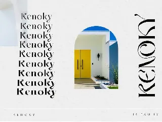 Kenoky Typeface font