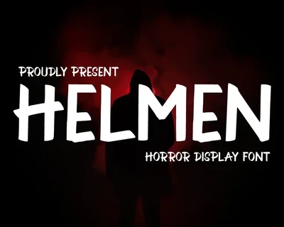 Helmen - Horror Font