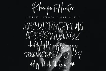 Rhepeat Hunter font