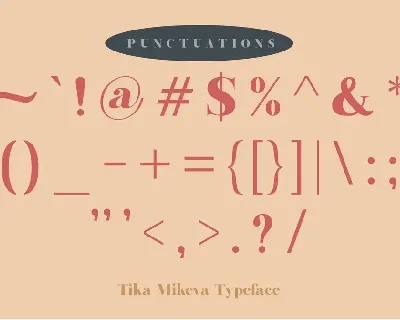 Tika Mikeva - Elegant Serif Typeface font