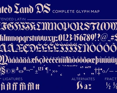 Enchanted Land DS font