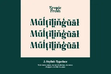 Tropic Fresh font