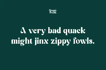 Tropic Fresh font