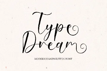 Type Dream font
