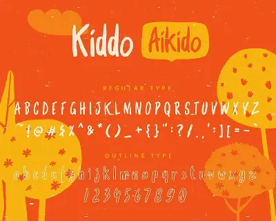 Kiddo Aikiddo font