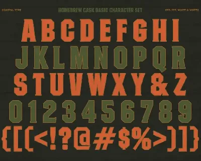 Homebrew Cask font