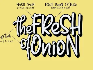 Fresh Onion font